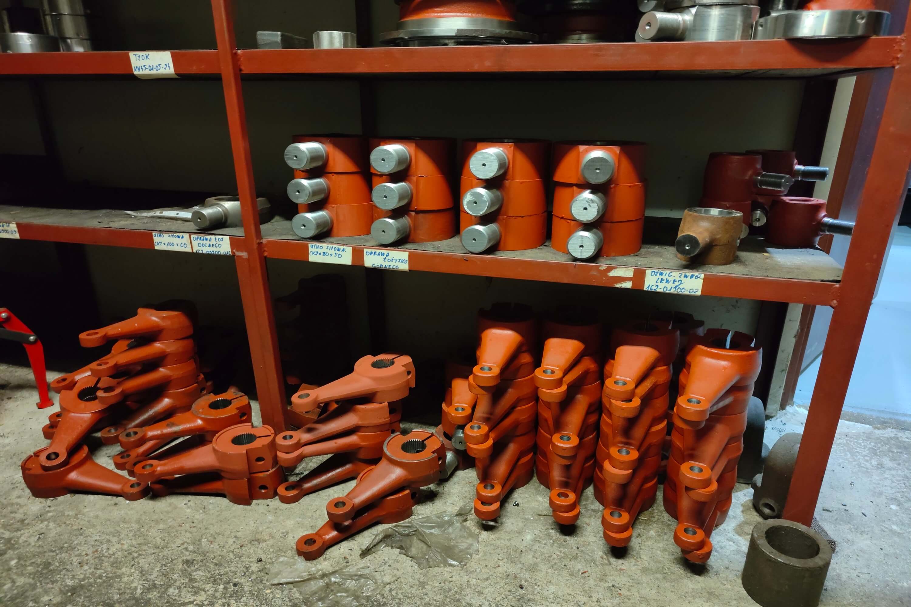 Gotowe części do koparek Ostrówek